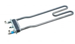 ТЭН (нагреватель) L=290 мм, 1750W, немного изогнут, без отверстия стиральной машины Indesit, Ariston ORIGINAL